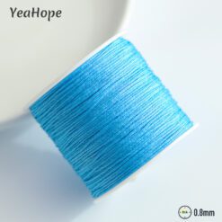 Handmade Bead Cord Blue Series 72# Nylon 0.8Mm 49 Yards