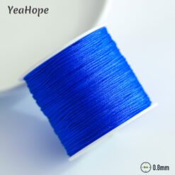 Handmade Bead Cord Blue Series 72# Nylon 0.8Mm 49 Yards